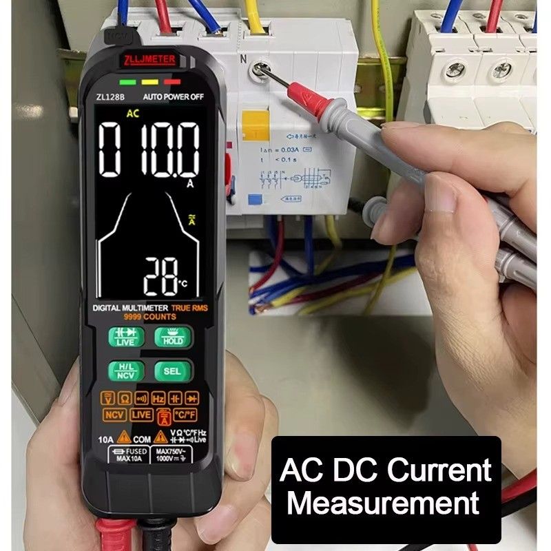 USB Charging Smart Digital Multimeter Factory Price AC DC Current Voltage Detector Pen with Capacitance Temp Auto Feature
